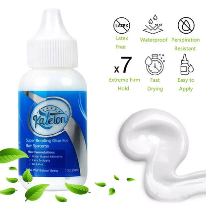 Wig Glue Invisible Lace Glue Waterproof Hair Glue for Lace Wig Toupee Hair Bonding Glue Strong Hold Wholesale Private Label