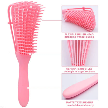 Hair Comb Detangling Brush Scalp Massage Hair Brush Detangler Brush for Curly Hair Thick Hair Octopus Hairbrush Women Men Salon