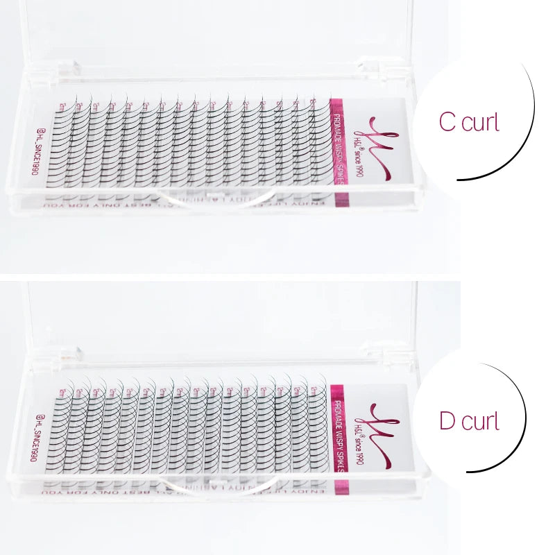 Wispy Fairy Eyelashes Individual Cluster Spikes Lash Wispy Premade Russian Matte Promade Wispy Spikes False Eyelash Extensiones