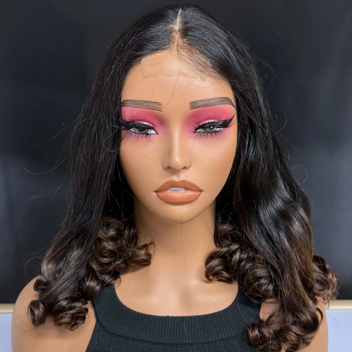 Raw Vietnamese Human Hair Wigs Bouncy Wavy Hair Wigs 2x6 HD Lace Closure Human Hair Wig with Curly Ends Virgin Hair for Women