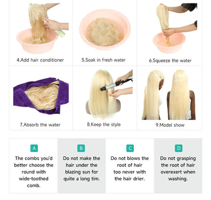 5x5 Closure Glueless Wigs Ready to Wear 613 Blonde 13x4 13x6 Frontal Bob Wigs Brazilian Bone Straight Human Hair Wigs for Women