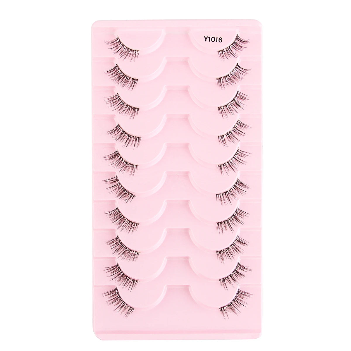 Cat Eye Lash 3/5/10 Pairs Half Lashes Natural Long False Eyelashes Wispy 3D Mink Lashes Volume Faux Cilios Extension Makeup Tool