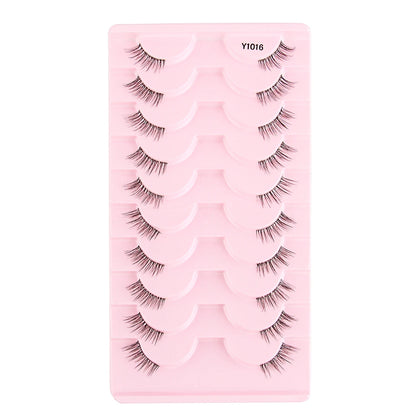 Cat Eye Lash 3/5/10 Pairs Half Lashes Natural Long False Eyelashes Wispy 3D Mink Lashes Volume Faux Cilios Extension Makeup Tool