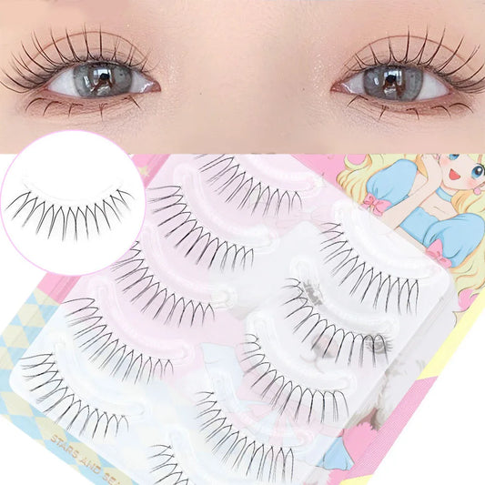 14mm Dream Deer False Eyelashes Lash V-shaped Natural Transparent Makeup Tools Lash Clusters Cosplay Cosmetics Fake Eyelashes