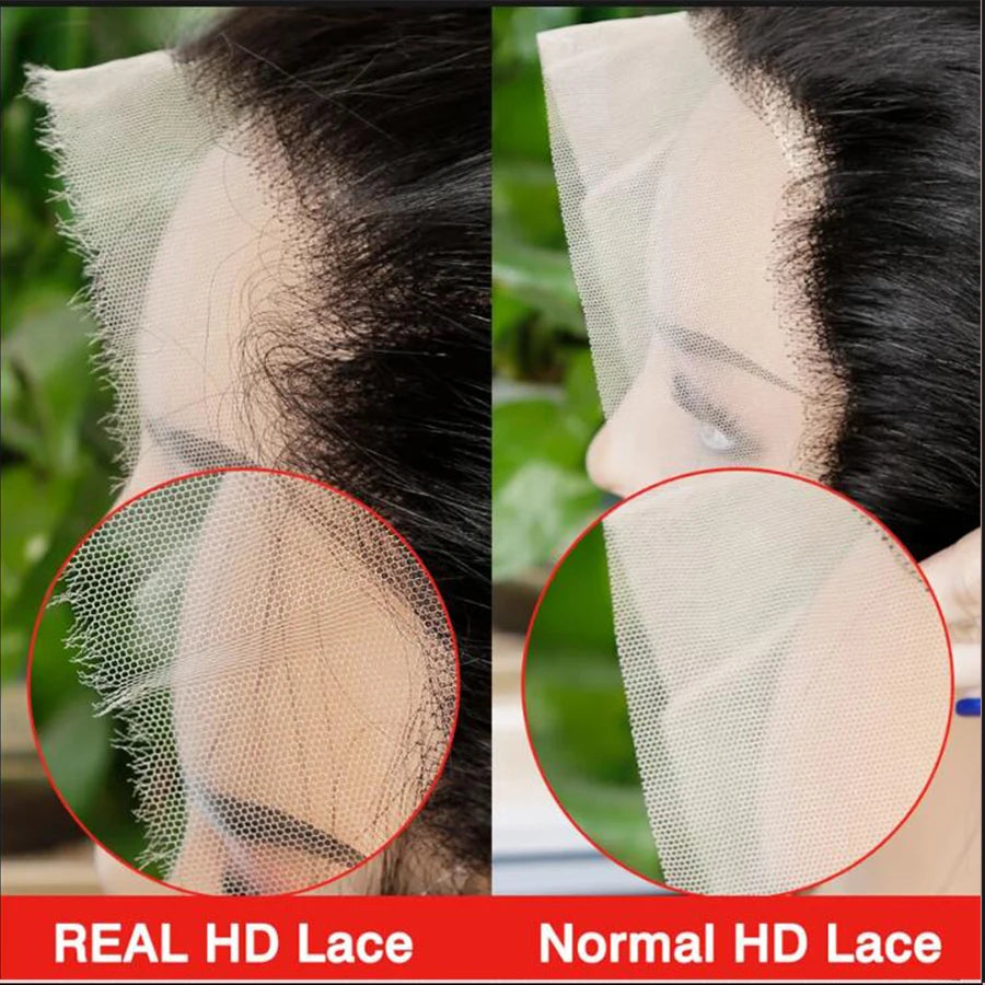 HD Transparent Lace Frontal Closure Only Straight 13x4 13x6 Lace Frontal Only 5x5 6x6 HD Closure Human Hair PrePlucked