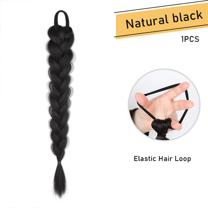Ponytail Extension Bow Claw Curly Wavy Clip in Hairpiece Ponytail Hair Extensions Long Pony Tail Synthetic for Women Girl Daily