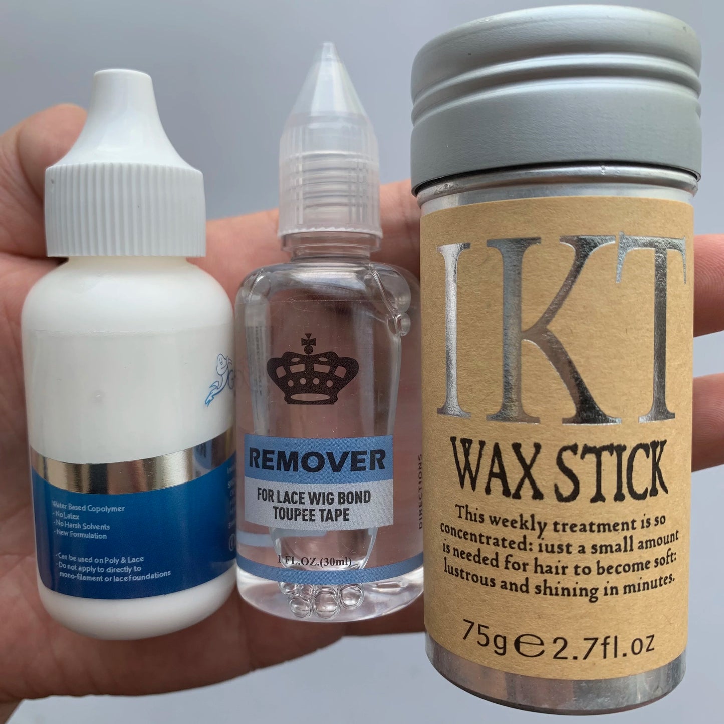 38ml Waterproof Glue For Hair Wig Glue For Lace Front Wig/Toupee/Closure/Hair Extension And Remover Super Bonding Adhesive Glue