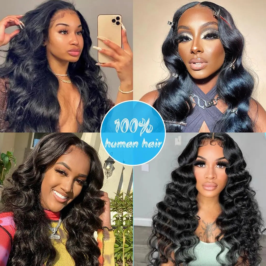 360 Full Lace Frontal Human Hair Wigs For Women Brazilian Body Wave 13x4 13x6 Transparent Lace Front Human Hair Wig Pre Plucked