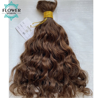 Bulk Hair For Braiding Human Hair Loose Wave Braids Hair Double Drawn Full End Bulk Human Hair Extensions 1/2/3Bundles No Weft