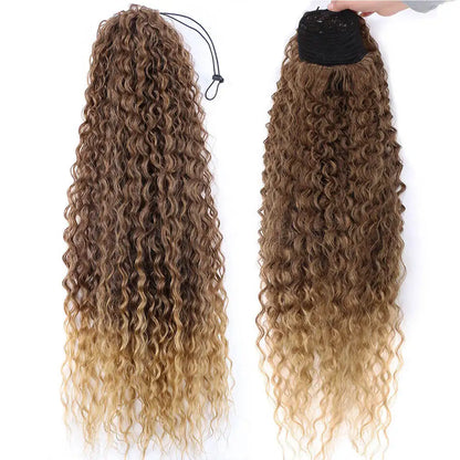 Long Curly Ponytail Extensions Synthetic Horse tails Curly False Tail For Women 32Inch Hairpiece Ponytail Hair Extensions