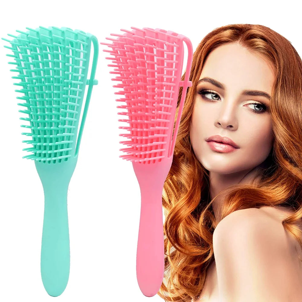 Hair Comb Detangling Brush Scalp Massage Hair Brush Detangler Brush for Curly Hair Thick Hair Octopus Hairbrush Women Men Salon