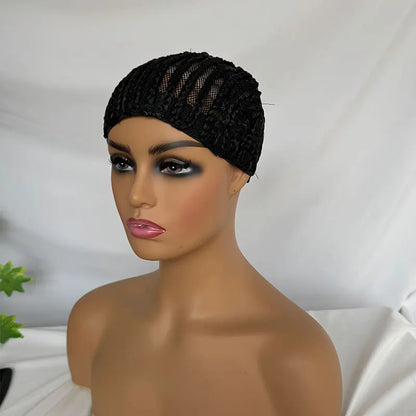 Braided Wig Cap For Crochet Hair Braids Breathable Cornrow Cap for Making Synthetic Wig Women Crochet Wigs 1 Piece