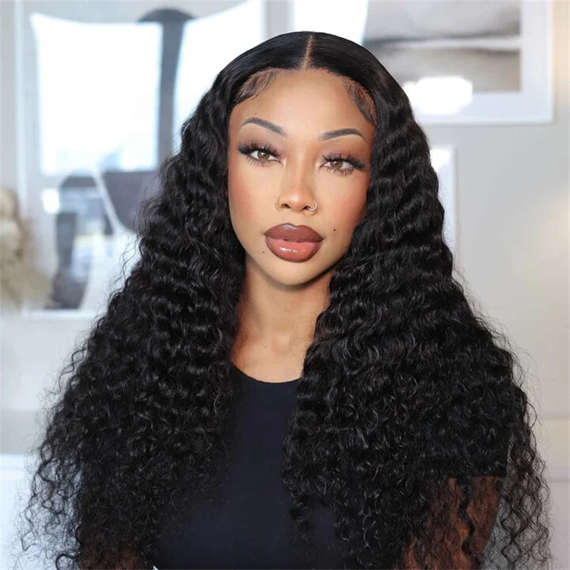 Glueless Wigs Human Hair 6x4 Closure Pre Plucked Pre Cut Lace 100% Human Hair Wigs With Invisible Small Knots