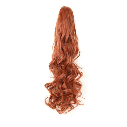 Ponytail Extension Synthetic Claw Clip in Hairpiece Curly Wavy Ponytail Hair Extensions Long Pony Tail Hairpiece for Women