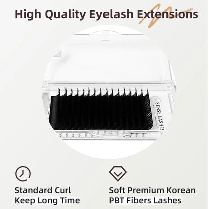 Faux Mink  8-25mm Natural Soft Lashes Bulk Wholesale Individual Lash 0.03MM Premium Mega Volume Eyelash Extensions Makeup