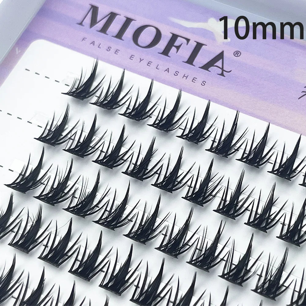 Mink eyelashes 1/box 80 bundle natural Russian 3D individual manga eyelash clusters extended Makeup tools wholesale lashes