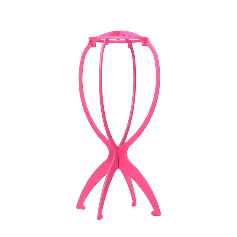 Wig Stand For Wigs Collapsible Portable Wig Holder Durable Wig Display And Dryer 1Pcs/Lot Hanging Plastic Stand Hair Tools