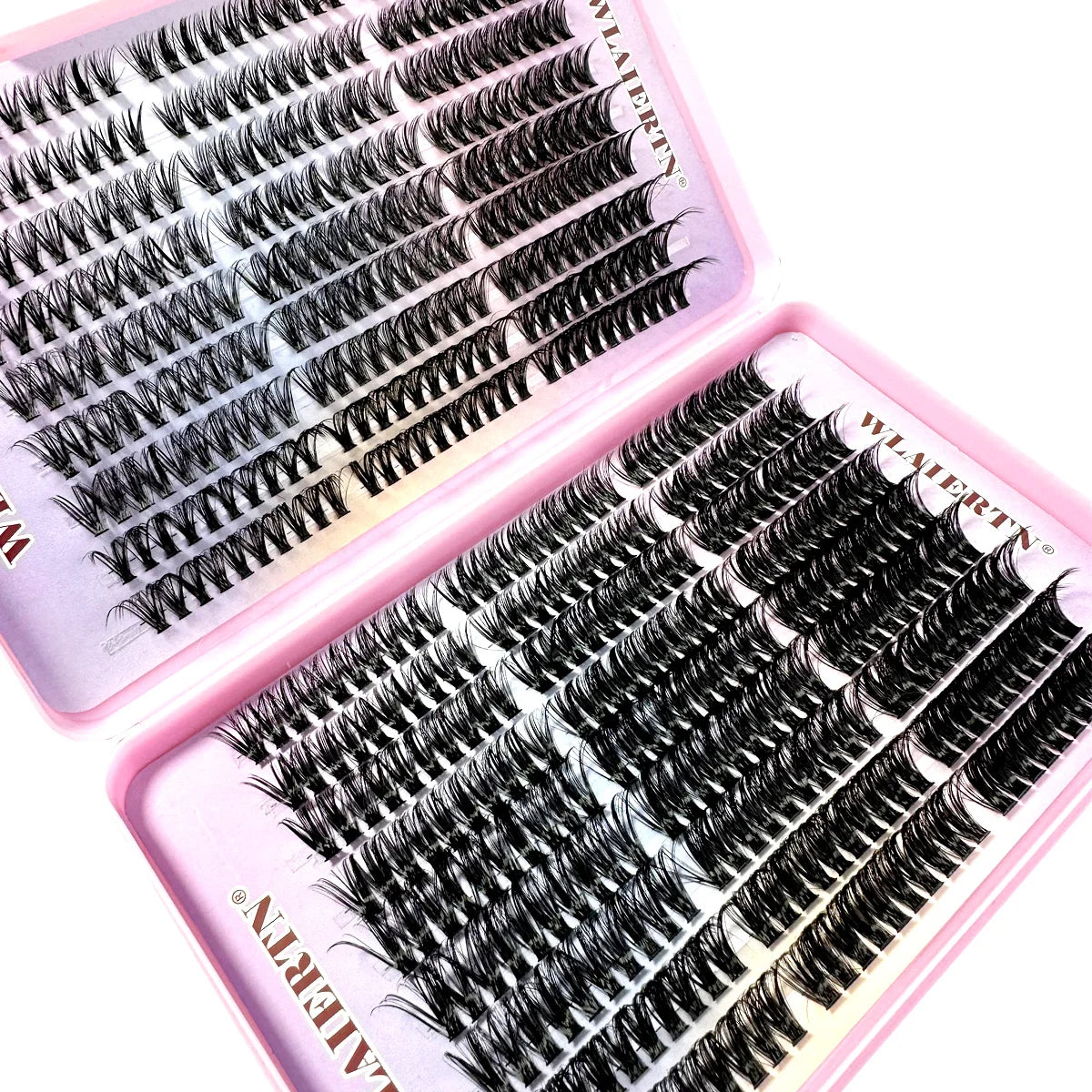 Faux Mink Eyelashes 540Cluster C Curled 9-16mm Mixed Natural Eyelash Extension 3D Russian Strip Personal Eyelash Makeup Tool