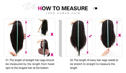 UNICE Hair Fluffy Loose Wave Wig With Curtain Bangs 7x5 Pre Cut Pre Bleached Glueless Wigs Human Hair Ready To Wear 180% Density