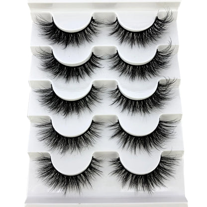 Faux Mink Eyelashes Natural 3D Mink Lashes Volume False Eyelashes Dramatic Thick Fake Eyelash Extension Makeup Tool Maquiagem