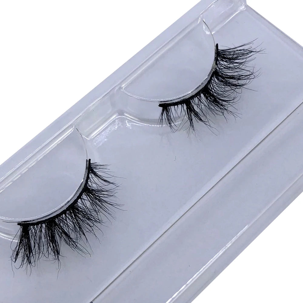 Bulk 3D Faux Mink Eyelashes Natural Thick Long False Eyelashes Wholesales Dramatic Fake Lashes Makeup Extension Eyelashes