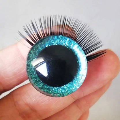 New Doll 1pair for Blythe False Eyelashes Black DIY Toy Eyelashes 9-30mm Making Repair Doll Pretend Play Toy Doll