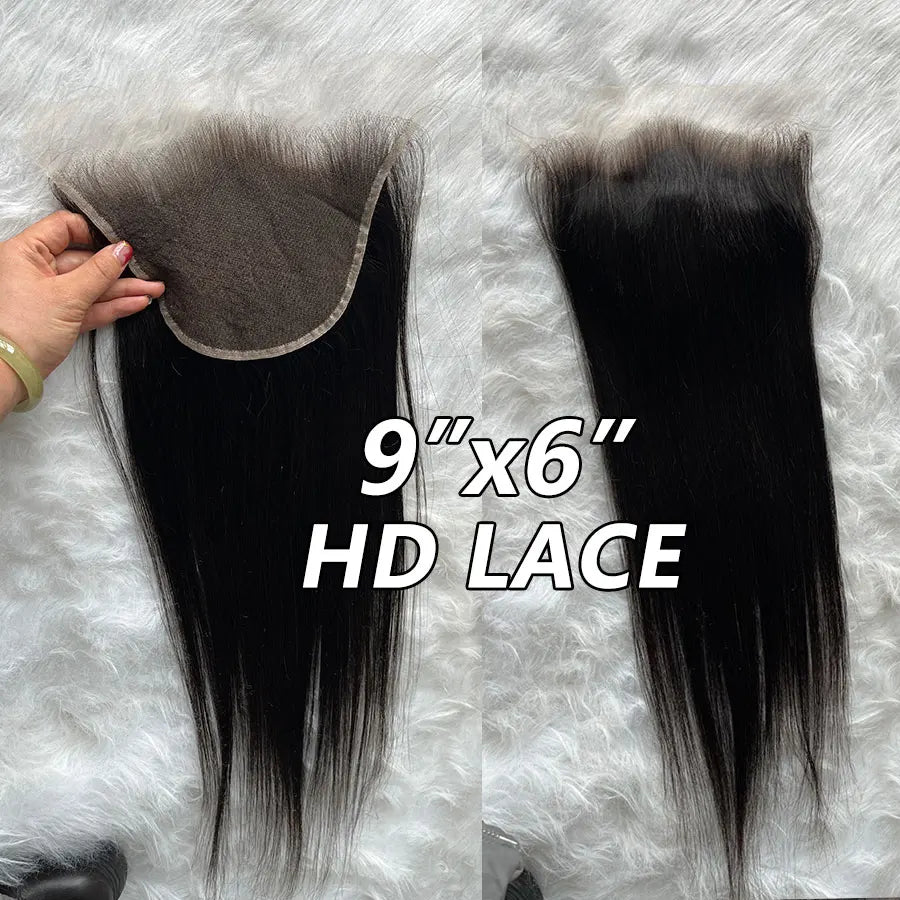 13x6 HD Lace Frontal Closure Melt Skin Invisible HD Transparent Lace 5x5 6x6 7x7 HD Closure Only Virgin Human Hair Pre Plucked