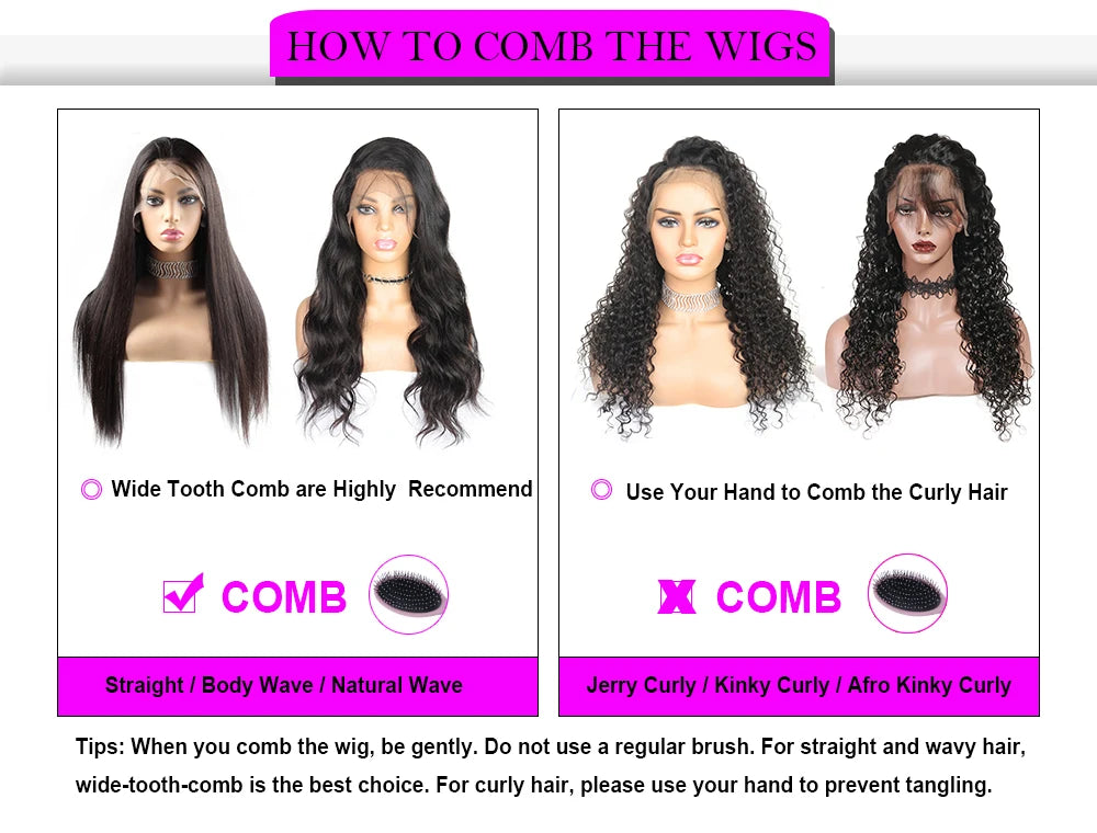 Full Lace Wig Straight 13x4/13x6 HD Lace Frontal Wigs For Women Brazilian Preplucked Lace Front Wig Human Hair 4x4 Closure Wig