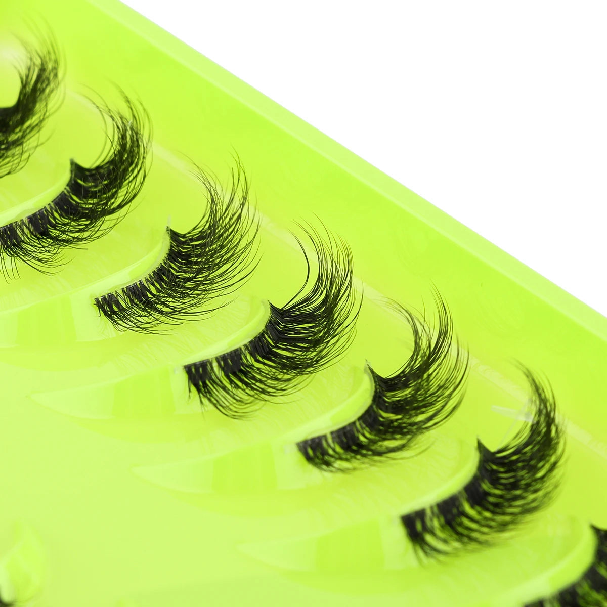 3D Mink Lashes 3/10 Pairs Cat Eye Half Lashes Natural Long False Eyelashes Strip Makeup Soft Fake Eyelash Extension Make Up Tool