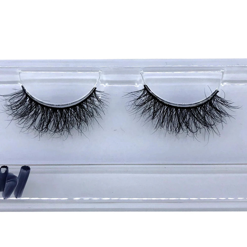 Bulk 3D Faux Mink Eyelashes Natural Thick Long False Eyelashes Wholesales Dramatic Fake Lashes Makeup Extension Eyelashes
