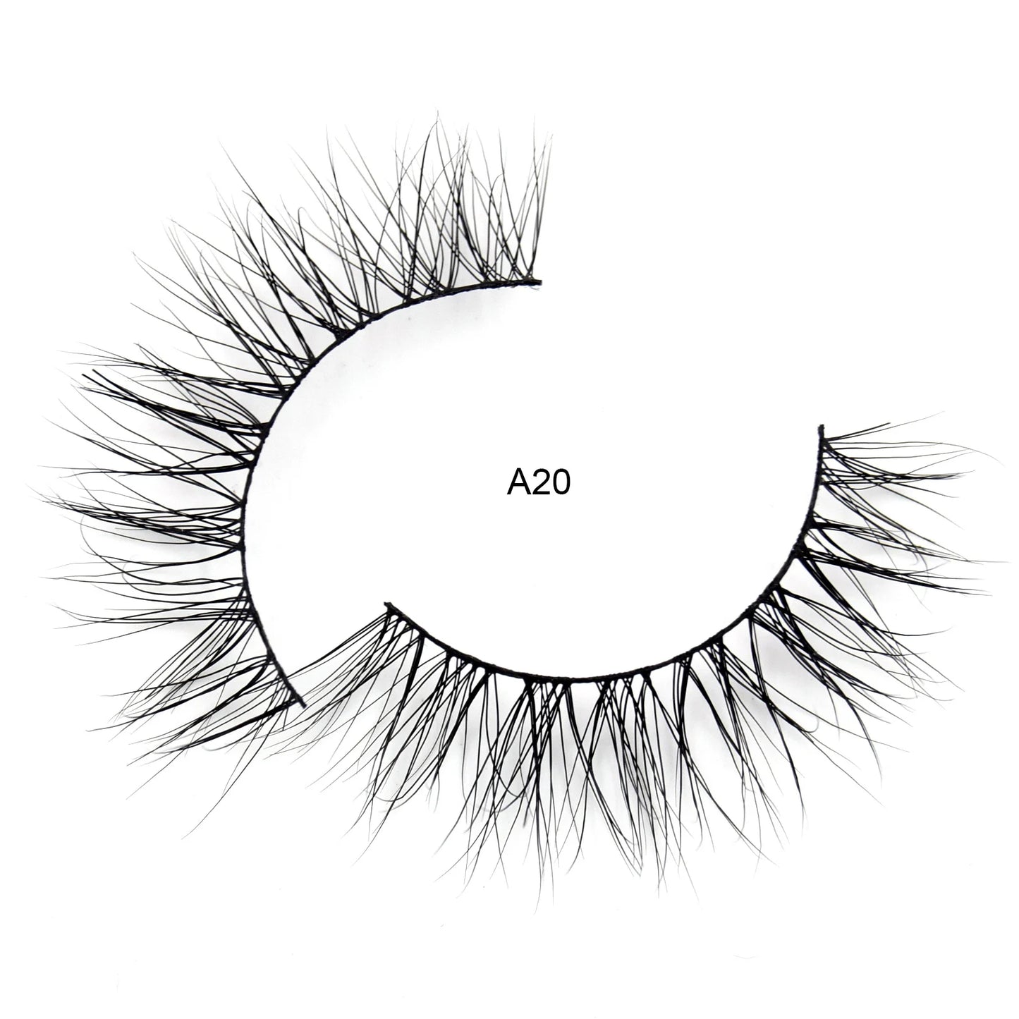 Visofree Mink Eyelashes 3D Mink Lashes Thick Crisscross Winged Eyelashes Cruelty Free Mink 1 Pair/box False Lashes D22