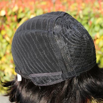 Afro Kinky Curly Highlight Wig Human Hair Ombre Brown Blonde Kinky Curly Afro Human Hair Wigs for Women Cosplay Full Machine Wig