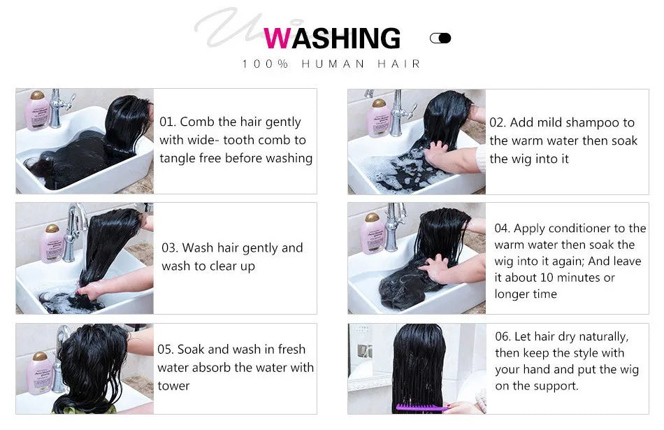 UNICE Hair Fluffy Loose Wave Wig With Curtain Bangs 7x5 Pre Cut Pre Bleached Glueless Wigs Human Hair Ready To Wear 180% Density