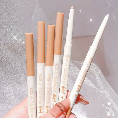 Brown Lying Silkworm Eyeliner Pen Ultra Thin Smooth Lower Eyelash Eyes Liner Pencils Matte Glitter Waterproof Eye Makeup Tools