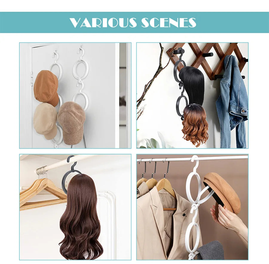 Wig Hanger Stand For Multiple Wigs Drying Stand Hanging Wig Stand Portable Wig Display Stand Plastic Wig Dryer Stand