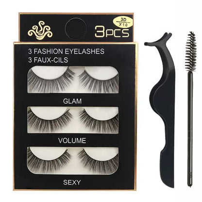 Eyelashes 3d mink lashes natural long make up false eyelashes eyelash brushes makeup eye lashes tweezers 3d lashes maquiagem