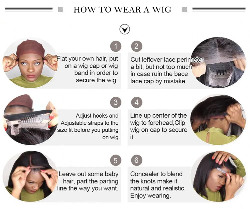 360 Lace Synthetic Lace Frontal Wigs For Women Long Silk Straight Black Hair Full Lace Synthetic Straight Wig Daily Wear Natural