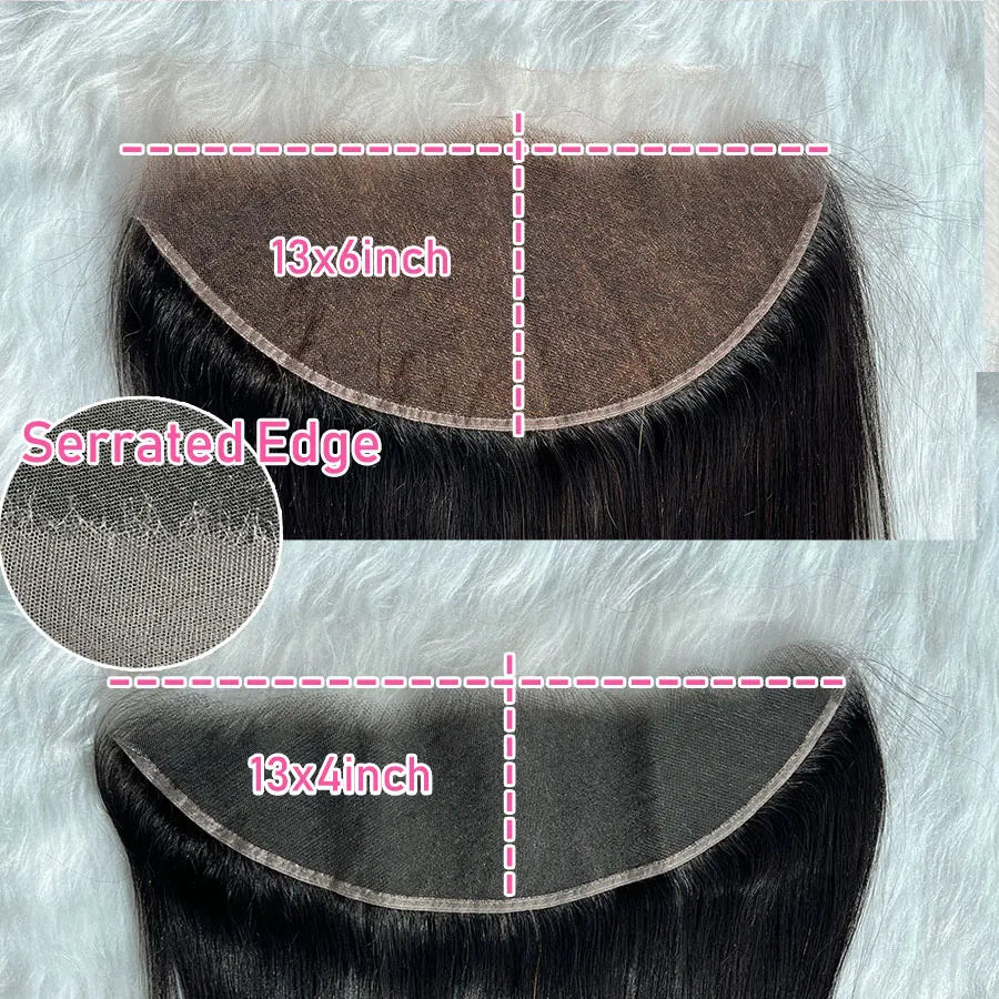 13x6 HD Lace Frontal Closure Melt Skin Invisible HD Transparent Lace 5x5 6x6 7x7 HD Closure Only Virgin Human Hair Pre Plucked