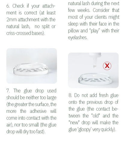 SONG LASHES Euelashes Glue 0.5 -1 Sec Drying For Eyelash Extensions  5ml transparent Clear Glue  False lash glue tools