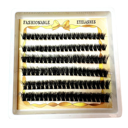 300/120PCS 5D Fluffy Cluster Lashes 30D-100D Natural Thick Eyelash Clusters Individual Lashes DIY Eyelashes Extension Makeup