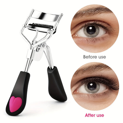 11/16PCS Eyelash Curler with 10pcs Replacement Pads Women Professional Eyelashes Curling Tweezers Clips Lasting Eye Makeup Tools