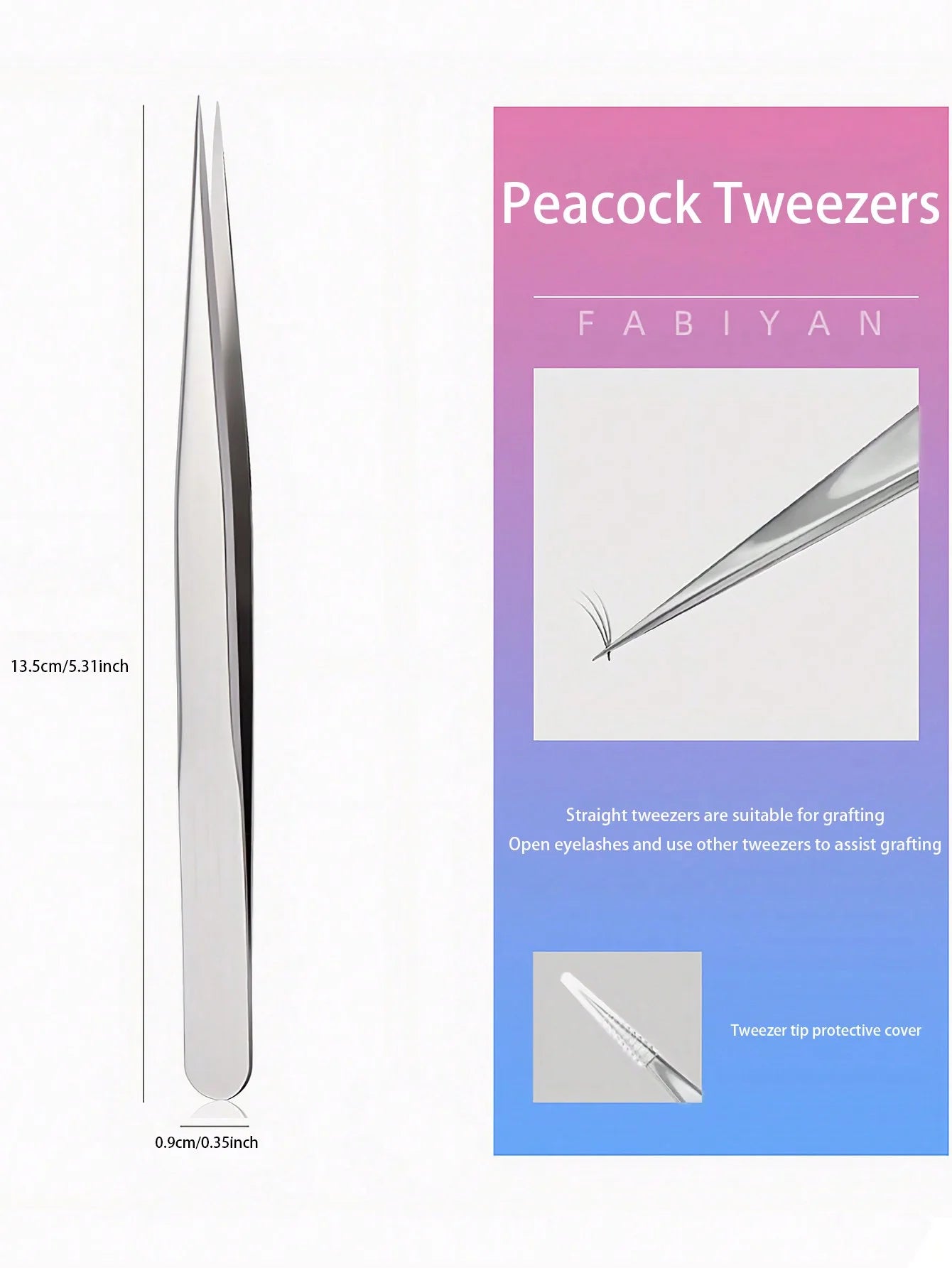 4PCS Eyelash Extensions Tweezers Set  Stainless Steel Tweezers for DIY Lash Extension and Removal Eyebrow Tweezers Nippers Eyela