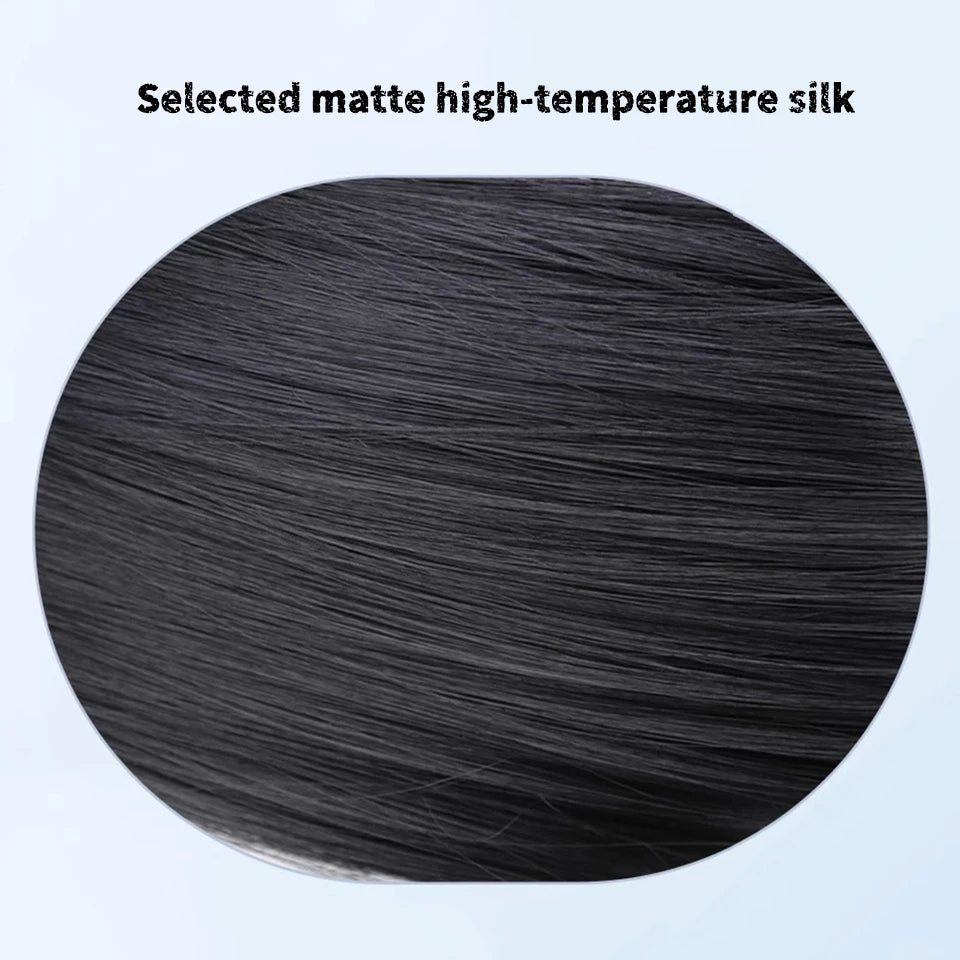 Ponytail Extension Bow Claw Curly Wavy Clip in Hairpiece Ponytail Hair Extensions Long Pony Tail Synthetic for Women Girl Daily