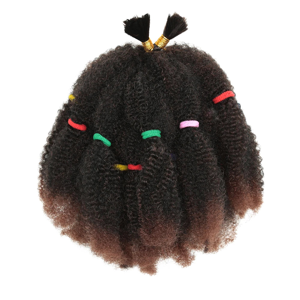 Afro Kinky Hair 12 Inch Synthetic Pre Stretched Afro Kinky Twist Hair Afro Braiding Hair Kinky Twist Crochet Braids