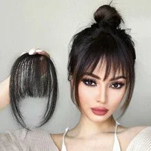 Clip-in bangs fronts neat dark brown bangs hairpieces wig hair piece bangs hairpieces clip-in hair extensions women hairpieces