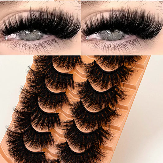 SEXYSHEEP Dramatic Lashes Natural long Lashes Winged End Eye Elongated Eyelashes Faux Mink Eyelashes Makeup