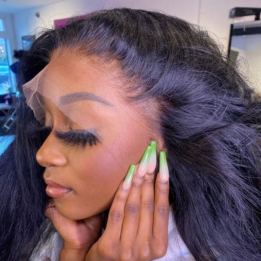 13x4 HD Transparent Lace Frontal 100% Human Hair Pre plucked Bleached Knots Natural Hair Line 4x4 Lace Closure With Baby Hair