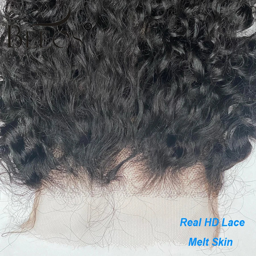 Skinlike Real HD Transparent Lace 6x6 HD Lace Closure Only Deep Curly Pre plucked Melt Skin Brazilian Human Hair 5x5 HD Closure