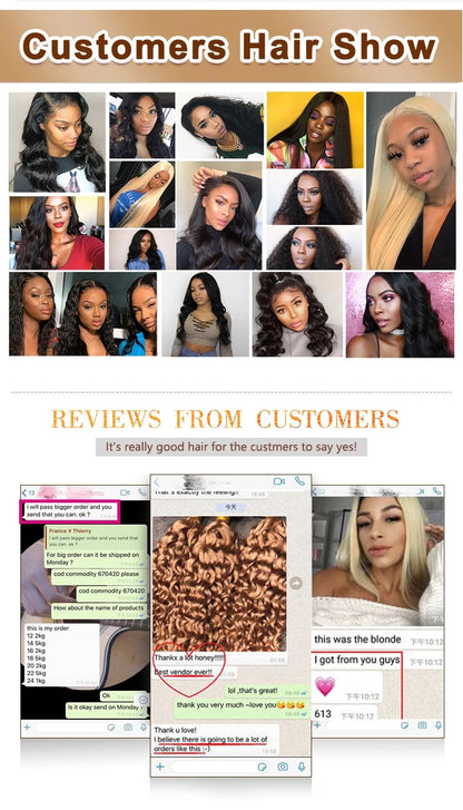 Full Lace Frontal Highlights 613 Brown Blonde Colored 13X4 HD Transparent Lace Front Wigs Body Wave Human Hair Wig For Women